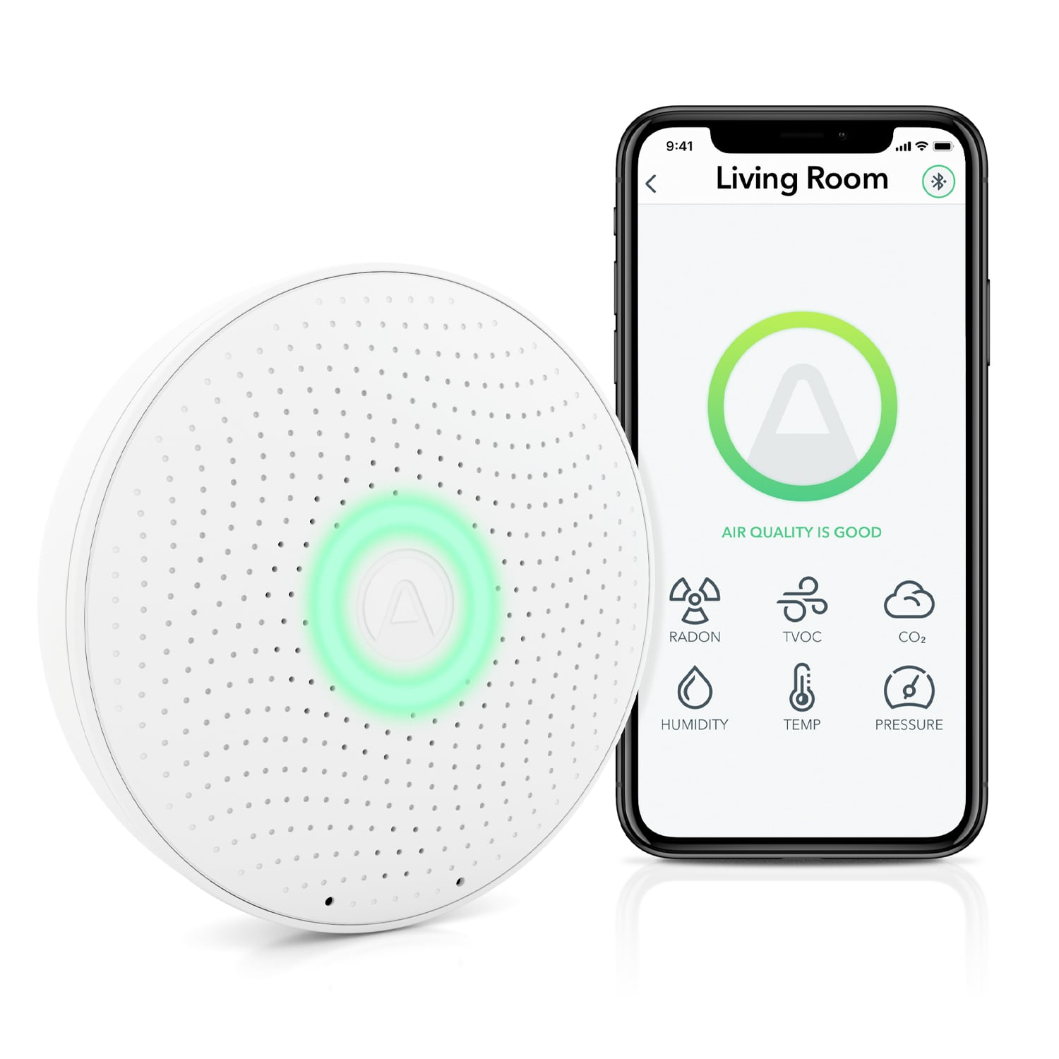 Airthings Wave Plus – Smart indoor air quality and radon monitor - Image 2