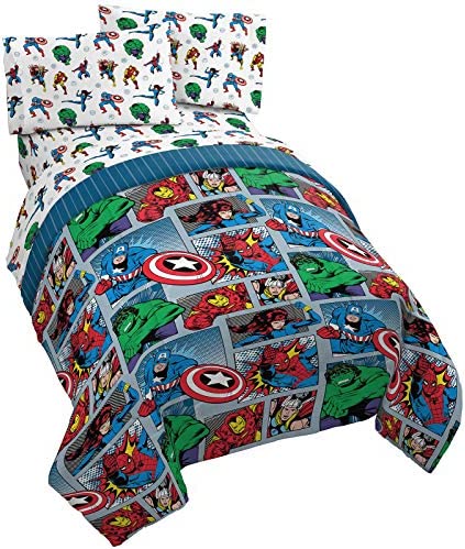 Jay Franco Marvel Spiderman Spidey Daze 5 Piece Queen Bed Set – Includes Reversible Comforter & Sheet Set Bedding – Super Soft Fade Resistant Microfiber (Official Marvel Product) - Image 9