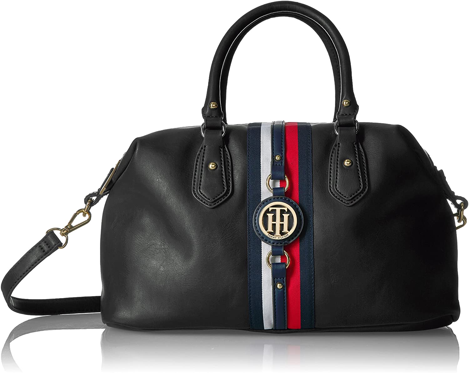 Tommy Hilfiger Women’s Jaden Satchel Crossbody Bag - Image 7
