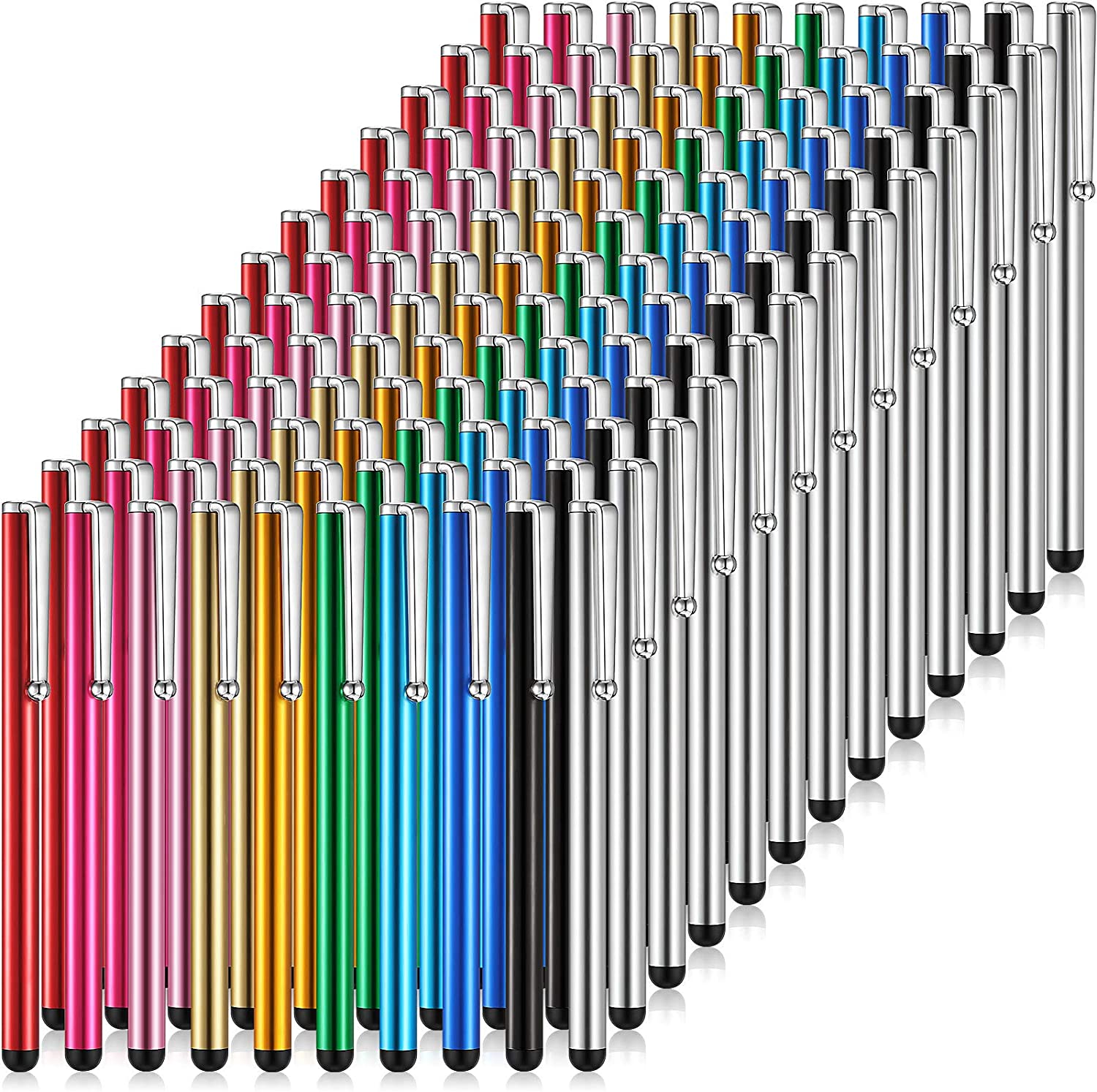 130 Pieces Stylus Pens for Touch Screens Slim Capacitive Stylus Universal Digital Pen Compatible with Most Devices with Capacitive Touch Screen