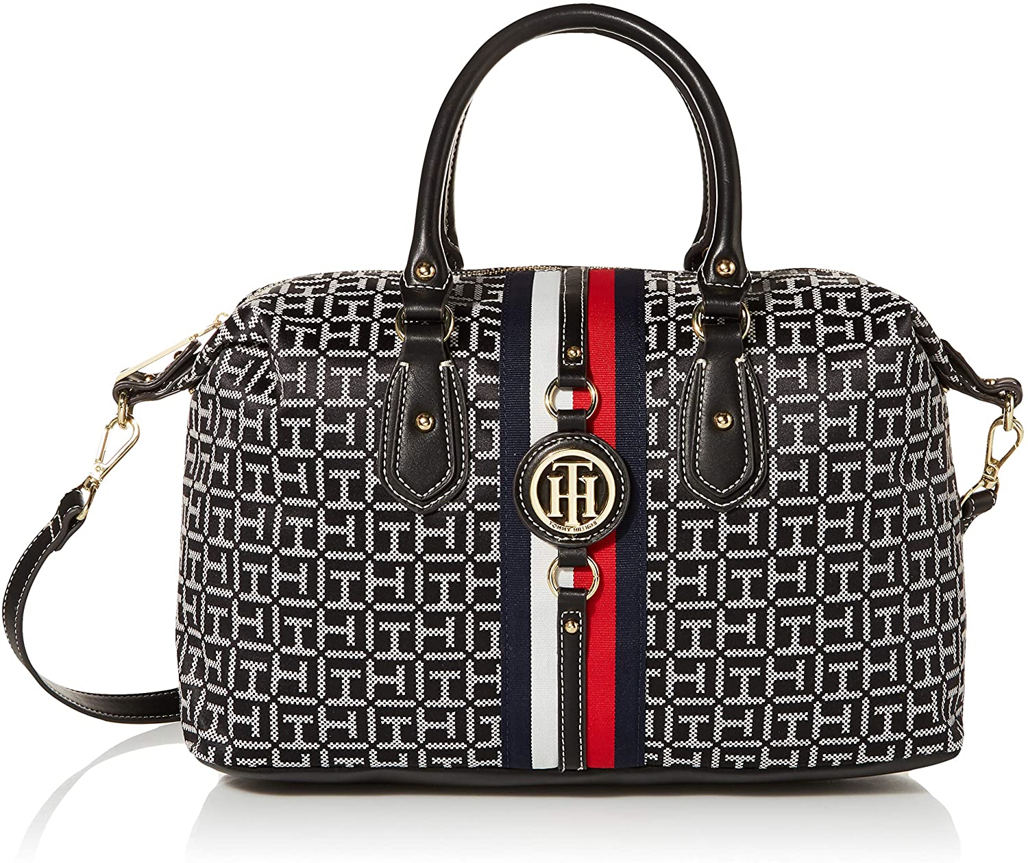 Tommy Hilfiger Women’s Jaden Satchel Crossbody Bag - Image 9